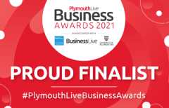 Proud Finalist Plymouth Live Business Awards 2021