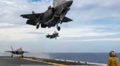 The F-35B uses the Rolls-Royce LiftSystem for its Short Takeoff and Vertical Landing (STOVL) capabilities. U.S. Navy photo by Mass Communication Specialist Seaman Sam McNeely.