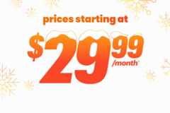 Brightspeed 2 for 1 promotional offer  Image with text“1st month free plus up to $200 prepaid card on select plans."
