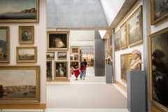 people in the galleries