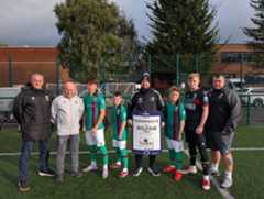 Glentoran Academy backs TAMHI campaign
