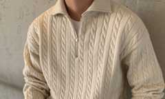 quarter zip sweater men