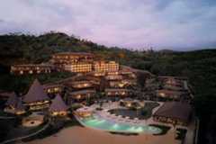 Labuan Bajo luxury resort of TA'AKTANA from above