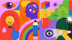 colorful brainstorming concept