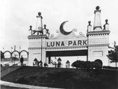 The Entrance to Luna Park, ca. 1910s. WRHS.