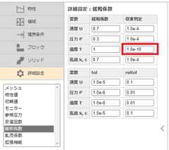 温度の収束判定