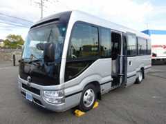 トヨタ コースター 26人乗り マイクロバス GX ロング 自動スイング扉 トリコットシート 6速AT 埼玉県
