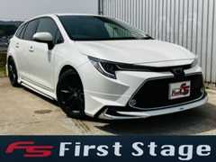 トヨタ カローラツーリング 1.8 WxB TEIN車高調 モデリスタエアロ ハーフレザー 奈良県