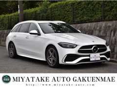 メルセデス・ベンツ Cクラスワゴン C220 d アバンギャルド AMGライン (ISG搭載モデル) ディーゼルターボ 弊社下取り車 HUD 茶革 シートヒーター 奈良県