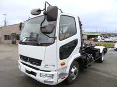 三菱ふそう ファイター 4tアームロール 脱着装置付コンテナ車 ツインホイスト 登録済未使用車 熊本県