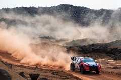 WRC Saudi Arabia: Fourmaux leads, Evans loses ground in title fight with Ogier