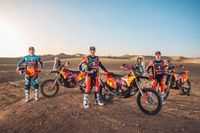 KTM presenteert gewijzigd fabrieksteam voor Dakar Rally 2026