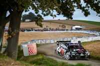 WRC Central Europe: Ogier edges into early lead from Rovanpera