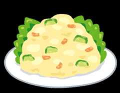 普通のポテトサラダ