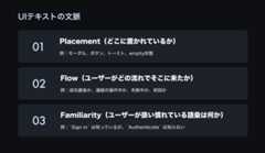 UIの文脈3つ