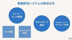 動画配信システム 配信方式