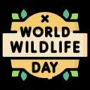 World wildlife day icon
