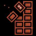 Dark chocolate icon