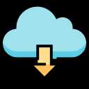 Downwards icon