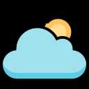 Clouded icon