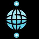 Earth globe icon