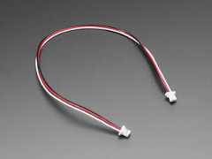 200mm long JST-SH 1mm pitch 3-pin cable with plug connectors.