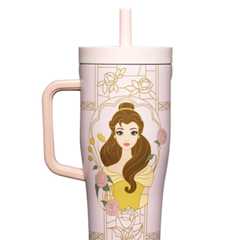 Belle Stainless Steel Cruiser Cup with Straw by Corkcicle  – Beauty and the Beast