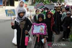 Pawai Tarhib sambut bulan suci Ramadhan di Bandar Lampung