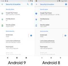 Graphs comparing states of various smartphones.