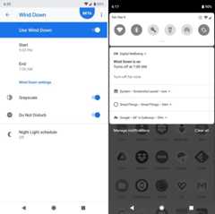 Screenshot of two smarphone's side by sod.e