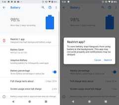 Graph comparing states of various smartphonesl