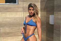 Julie Mezabarba poses in a bikini