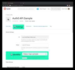 Get the Auth0 Audience to configure an API