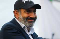 Лидер оппозиционной партии «Гражданский договор» и фракции «Елк» (Исход) Никол Пашинян.