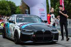 BMW i4 Racing Shines In Romania's Super Rally Opener