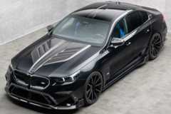 Sinister BMW M5 By Mansory Gets Triple Exhaust Tips