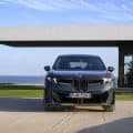 BMW iX3 in Polarized Grey Metallic photographed near the Rock of Gibraltar