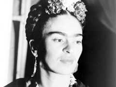 Photograph of Mexican painter Frida Kahlo, Acme newspicture 1939.
