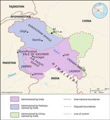 administrative division of Kashmir