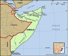 Physical features of Somalia