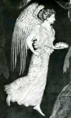 Hebe carrying nectar and ambrosia, detail of a vase painting; in the Jatta Museum, Ruvo di Puglia, Italy