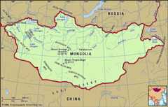 Physical features of Mongolia