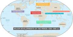 Major developments in world history from 1500 to 1000 BCE