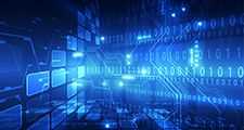 Abstract vector hi speed internet technology background