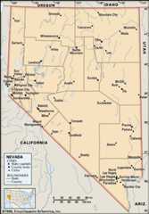 Map of Nevada
