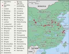 principal sites of prehistoric and Shang China