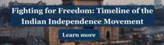 Timeline of the Indian Independence Movement