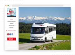 Webseiten Referenz: Syro Reisemobile
