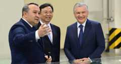 BYD Uzbekistan plant sees 1st mass-produced cars roll off line