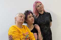 Social Moths. Image shows left to right: Harriet Dyer, Amy Mason, Lindsey Santoro